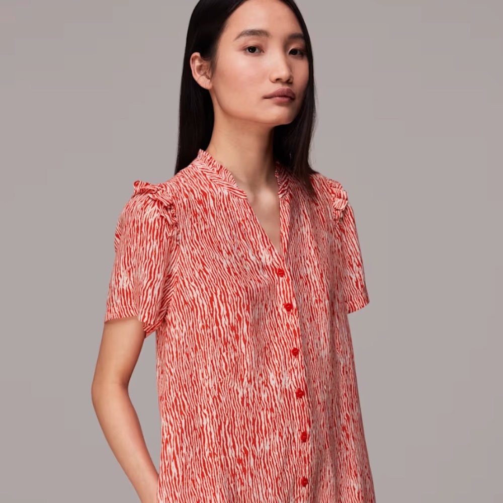 EUC Whistles  Red Rosalie Woodland Animal Dress